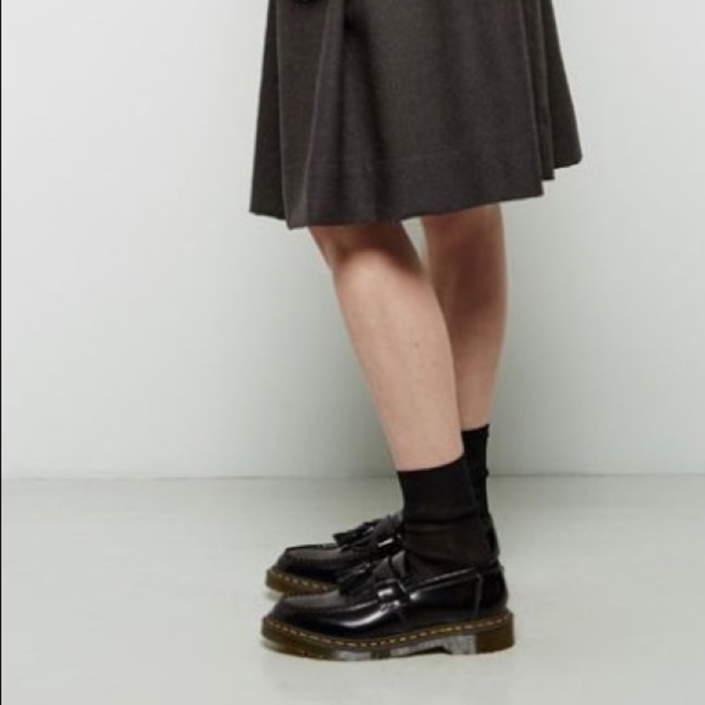 Comme Des Garçons CDG x Dr. Martens Adrian Tassel Loafers in Black US 7 EU 38